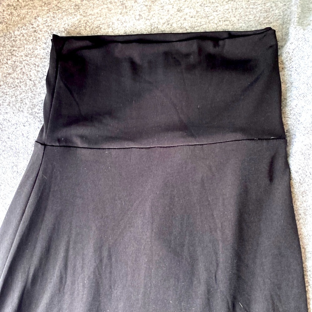 LulaRoe Solid Black Azure Skirt